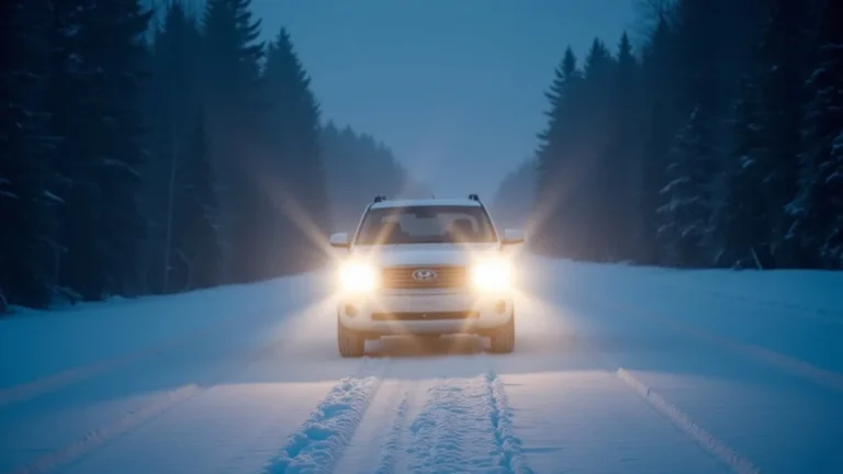 Fog Lights for Snow Driving: Stay Safe and See Clearly