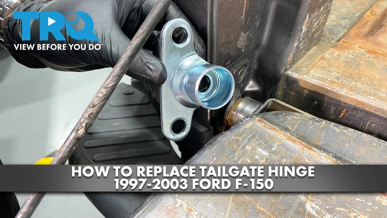 How to fix a broken tailgate hinge without damaging the panel - how to fix a broken tailgate hinge