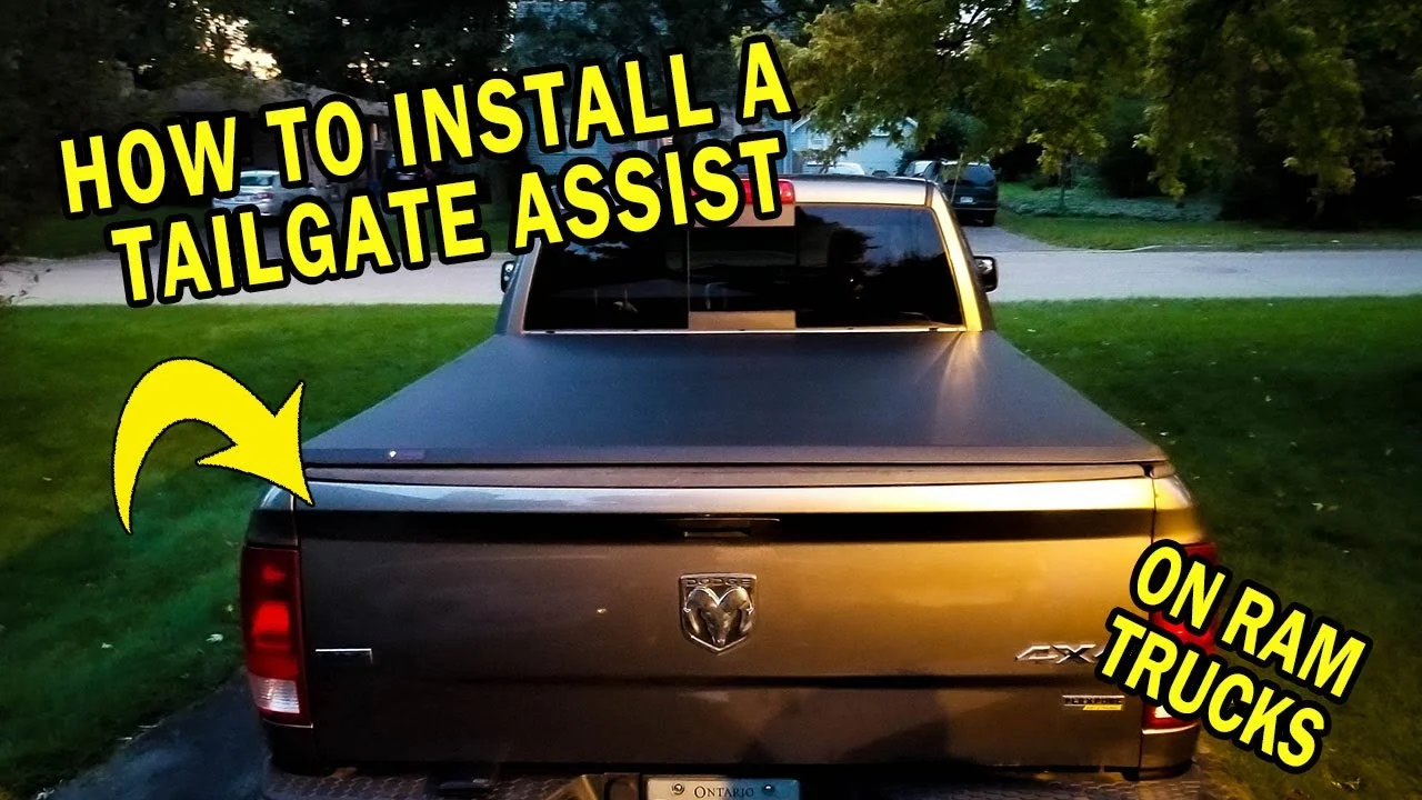 How to install tailgate assist on Dodge Ram safely - how to install tailgate assist on dodge ram
