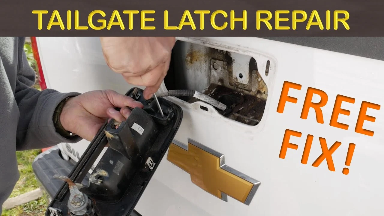 Troubleshooting a Tailgate That Still Will Not Open - how to release a tailgate latch